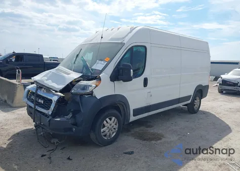 2020 Ram Promaster 2500 High Roof 159 Wb из США, поврежденный, VIN 3C6TRVDG9LE122057